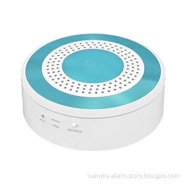 Intelligent wireless indoor strobe sound siren with low voltage SMS alert function and Self-checkNew